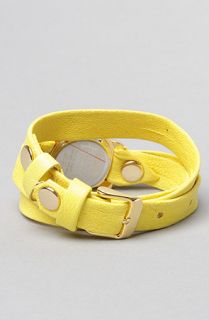 La Mer The Gold Circle Case Wrap Watch in Canary