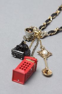 Betsey Johnson The Royal Engagement Phone Booth Necklace  Karmaloop