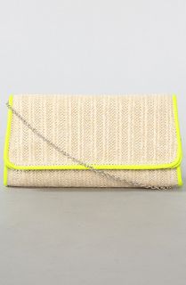Accessories Boutique The Neon Clutch in Ivory