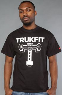 TRUKFIT The Truk T Tee in Black Concrete