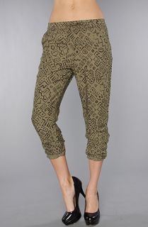 Obey The Hieroglyphics Casual Pant in Dusty Green