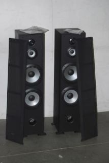 Sony Left Right Floor Standing Speakers Black SSF7000