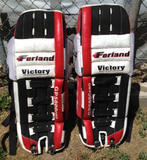 Pre Owned Hockey Goalie Ferland Victory GP5000 Pro Leg Pads 86cm 34