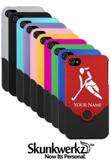  iPhone 4 4S Case Cover Field Hockey Woman Street Hockey