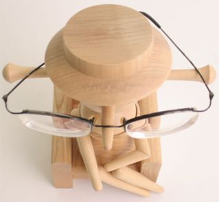 Wood Lady Eyeglass Holder Eyeglass Stand Made in Japan Home Decor Home