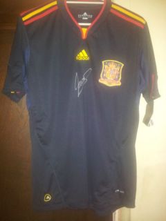 Fernando Torres Signed Spanish Soccer Shirt Jersey with COA