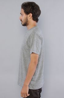 Mister The TriBlend Basic Henley in Charcoal