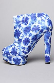 Senso Diffusion The Wilma Shoe in Blue Nappa Tie Dye