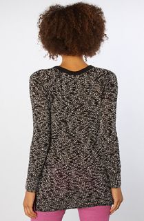 Free People The Boston Jersey Sweater in Black Combo