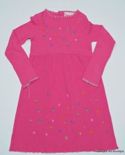  Girls Flapdoodles Pink Knit Dress 7