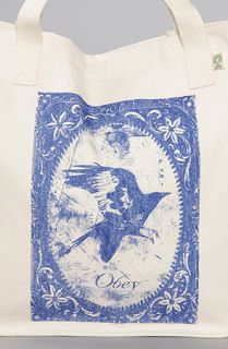 Obey The Antique Crow Tote Bag Concrete