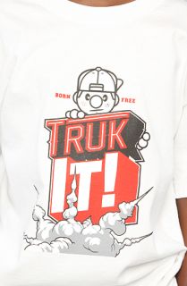 TRUKFIT The Truk It Tee in White Concrete