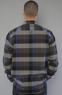 RVCA The Dare Longsleeve Buttondown in Slate