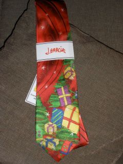  Garcia 100 Silk Christmas Tie Creme De Menthe Collection Fifty Six NWT