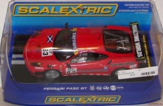 ScaleXtric Ferrari F430 GT #63 Red 132 scale analog slot car DPR New