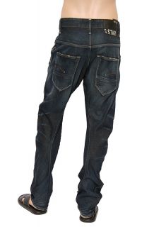 New Mens G Star Raw Arc Loose Tapered Fit Court Denim Jeans in Travis