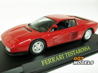 Ferrari Testarossa 1984 1 43 Scale Model Car in Red Toy Car Great Gift