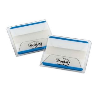 Post It Durable Filing Tabs, Blue Stripe, 2 x 1.5, 50/Pack