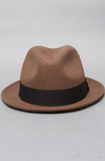 Brixton The Jones Fedora in Pecan Felt