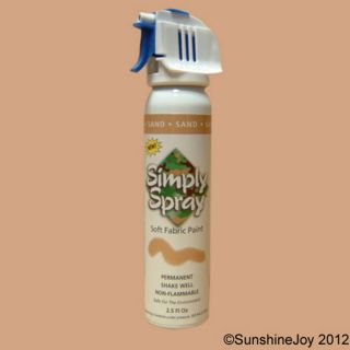 Sand Aerosol Spray Fabric Paint Tan 48 Cans Wholesale