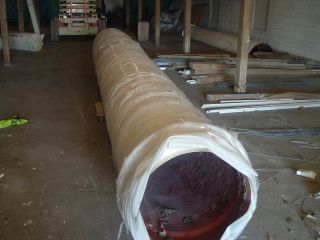 New 30 x 20 ft Fiberglass Column Never Installed Plus Half of 24 x