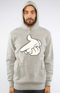 Crooks and Castles The Air Gun Pullover Hoody in Heather Gray