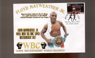 Floyd MAYWEATHER Jr Def de La Hoya WBC Title Win Cov 2