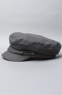 Brixton The Fiddler Hat in Charcoal Wool