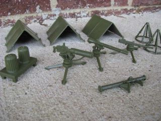 Marx Army Field Equipment Camp Accessories 1 32 54mm Toy Soldier Tent
