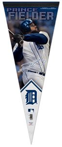 Prince Fielder SIGNATURE Detroit Tigers Premium MLB Felt Collectors