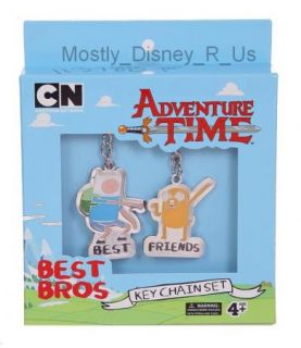 Adventure Time Finn & Jake Best Bros Friends Keychain Boxed Gift Set
