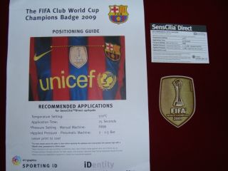 Barcelona FIFA Club World Cup CWC Winners 2009 Patch