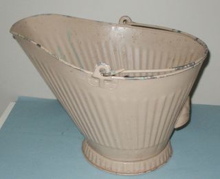 Vintage Coal Pail Bucket No 18 with Scoop Sieve