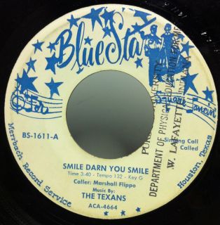Marshall Flippo Texans Smile Darn You 7 VG BS 1611 Private Country 45