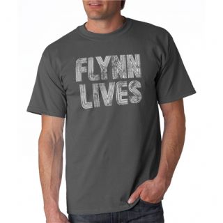 Flynn Lives T Shirt Arcade Comic Movie Game Tron Con