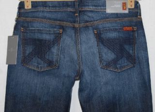  New Auth 7 for all Mankind Jeans 30*Flynt Bootcut in Dark New York