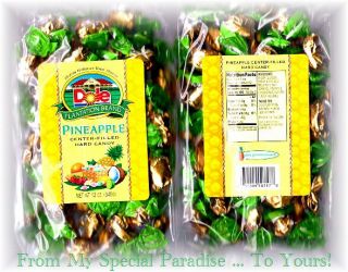  Plantation Pineapple Center Filled Hard Candy Christmas Candy