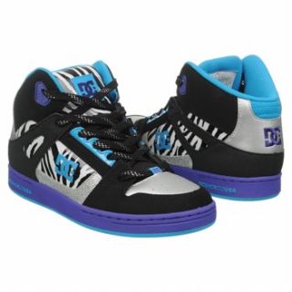 Athletics DC Shoes Kids Rebound Pre/Grd Black/Zebra 