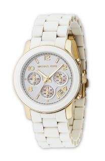 MICHAEL KORS MK5145,BRAND NEW WITH TAG AND BOX, GOLD & WHITE