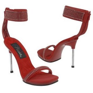 Womens Pleaser Chic 40 Red 