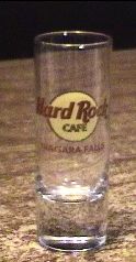 Hard Rock Cafe Niagara Falls Slender Shot Glass