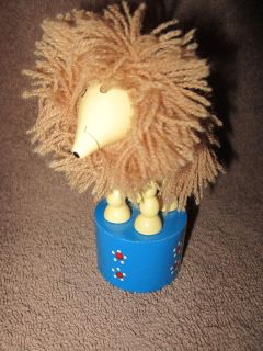 Fluffy DOG Fall Down PUPPET Toy