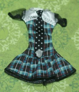 Monster High♥♥ Frankie Stein First Wave Dress Clothes New Quick