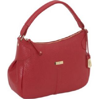 Handbags Cole Haan Village Rounded Small Hobo Tango Red 