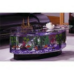 New Beautiful Long Octagon Aquarium Fish Tank Table
