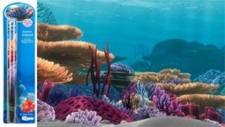 Penn Plax ~Finding Nemo~ HOME REEF Fish Tank Aquarium Background 20