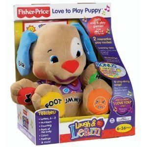 Fisher Price V7296 Laugh & Learn Learning Puppy with Bonus CD