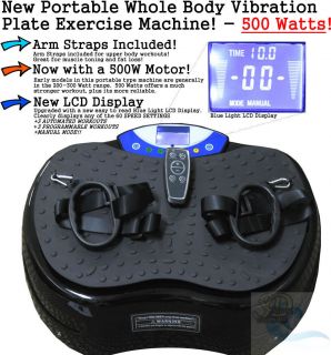  Power Vibration Vibe Plate Exercise Machine Foot Massager 500W
