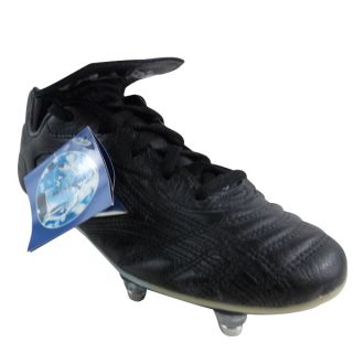  Kids Umbro Risponsa Black Soft Ground Football Boots Soccer Cleats