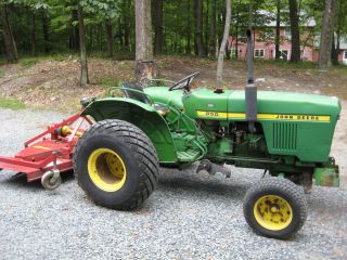  850 Tractor Farm Diesel 2WD AG Brush Hog Lawn Mower Turf Tires